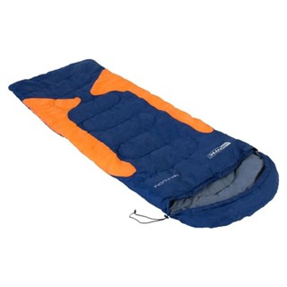 Saco de dormir -1,5ºC à a -3,5ºC com bolsa de transporte e capuz azul e laranja - Freedom - Nautika
