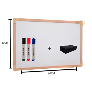 Quadro Lousa Branco UV Soft Colors 60X40 Mold Carvalho Stalo
