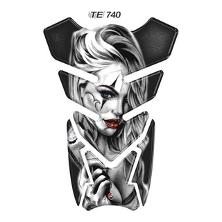 Adesivo Resinado Protetor De Tanque Cb 250 Twister Clowngirl