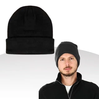 Touca Preta Unissex Liso Peça Básica e Com Muito Estilo Para o Inverno em Oferta na Shopee