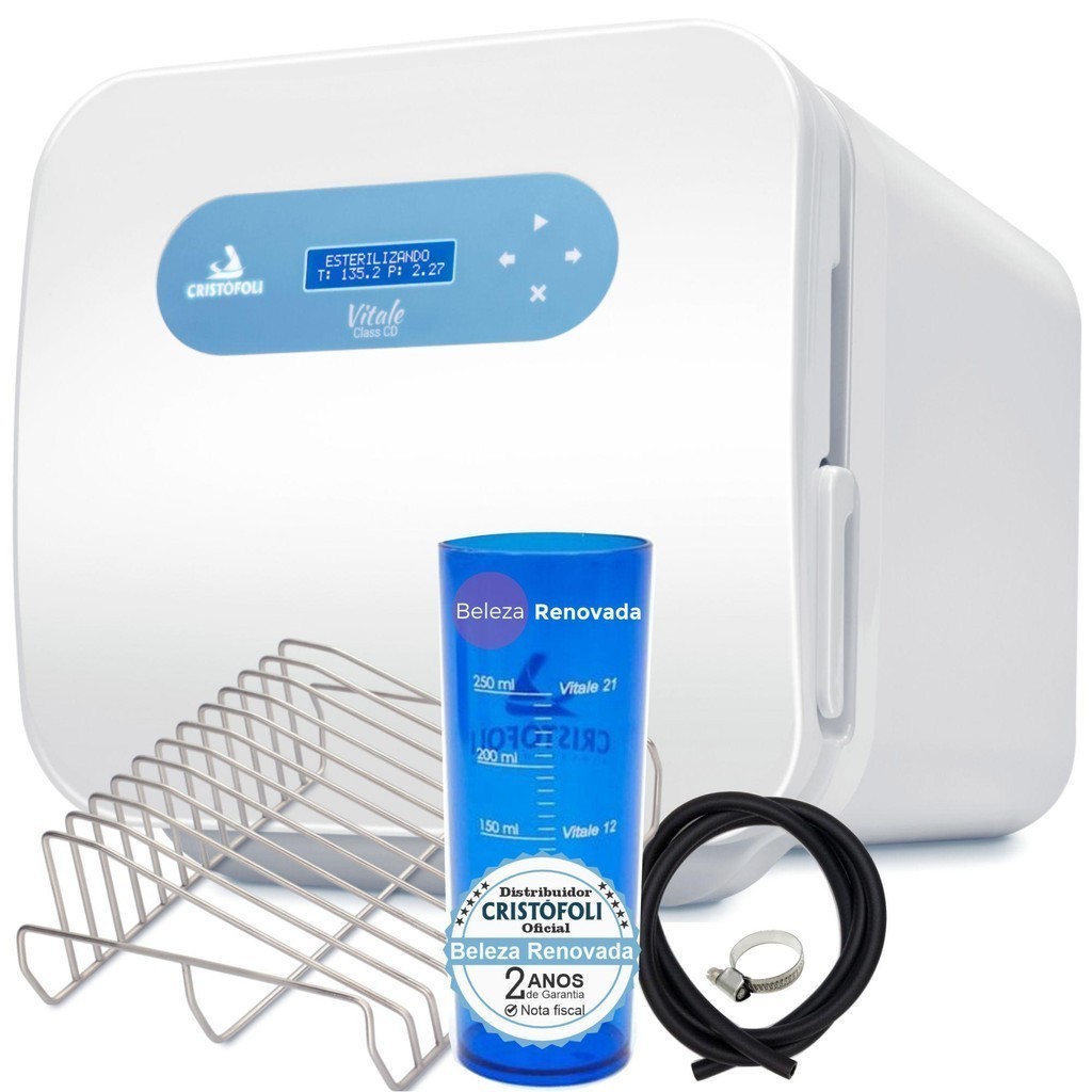 Autoclave Cristófoli Cd 12 Litros + Suporte Para Envelope