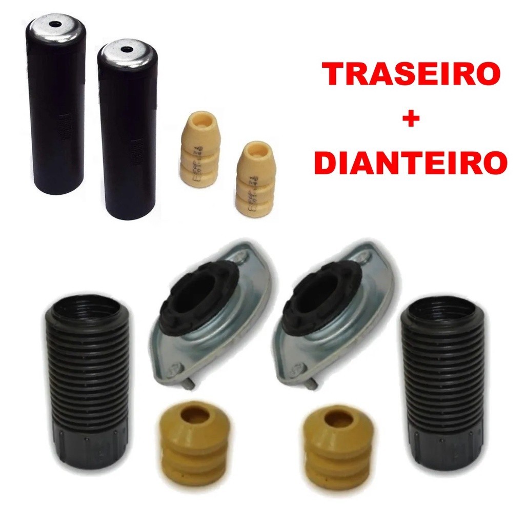 Kit's Batente Amortecedores Dianteiro e Traseiro Celta Corsa Prisma