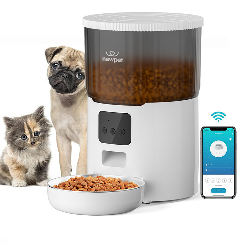 Newpet 4L Alimentador Inteligente Com Camera Tuya Pet
