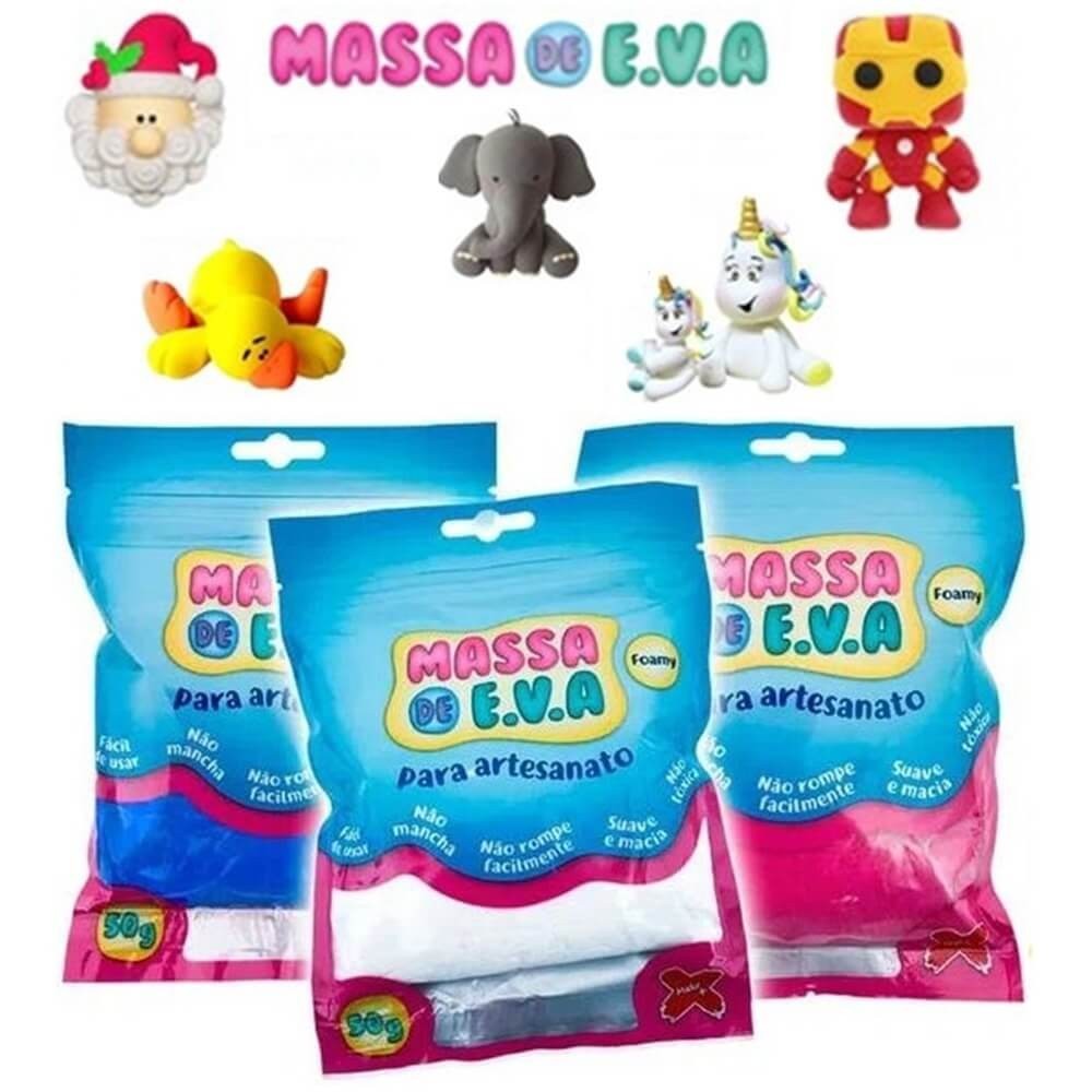 Massa de EVA para Artesanato 50g - Make+ | Shopee Brasil