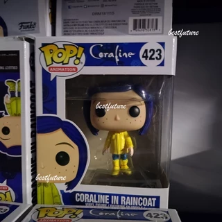 Funko Pop Coraline Em Capa De Chuva # 423 Figura De Ação Modelo De Ornamentos