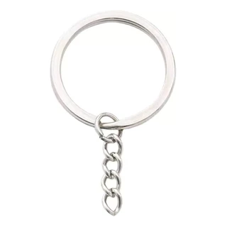 50/100/150Pçs Argolas Para Chaveiro C/ Corrente -25mm Prata/dourado em Oferta na Shopee