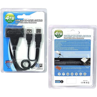 Cabo Adaptador Usb 3.0 P/ Sata 2.5 E 3.5 Ssd Hd Computador