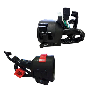 Par Punho Luz Partida Honda Cbx 250 Twister 2000 a 2005 Interruptor Seta Start Chave Ignição Luz Seta Kit