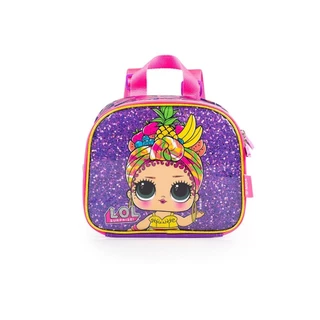 Lancheira Escolar Infantil Feminina LOL Premium Roxa