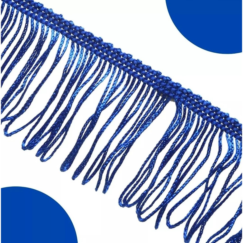 Franja de Tecido Acetinado - 5cm - Grade de Cores - Rolo C/10 Mts COR ...