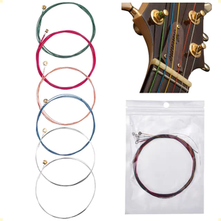 Jogo Cordas De Aço 0.11 Colorida Violão Estilo E Qualidade em Oferta na Shopee