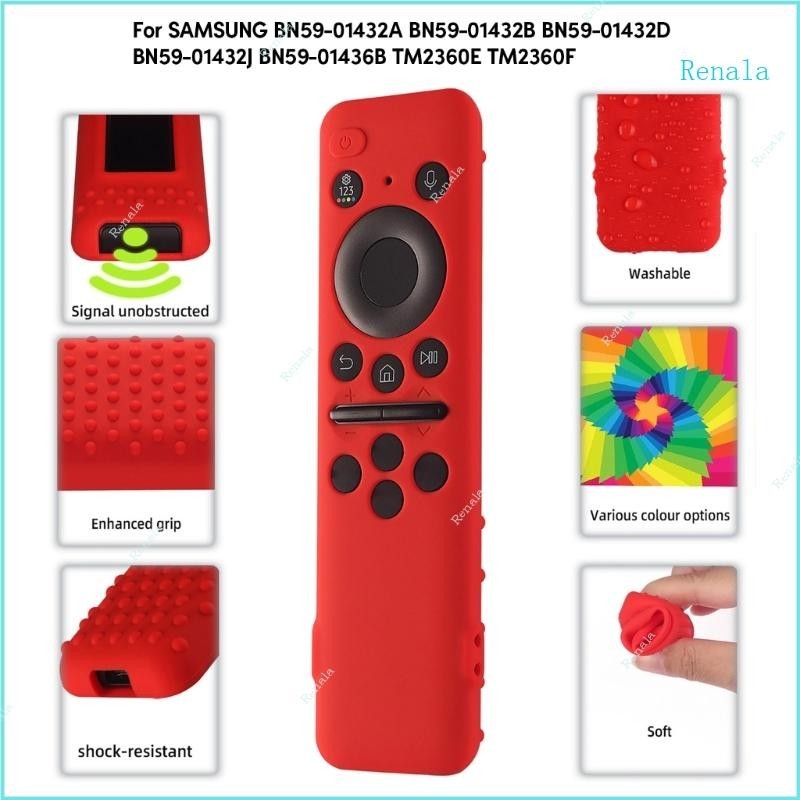 Renala Elegante Capa Silicone Para BN59 01432A Controle Remoto Protetores Pele