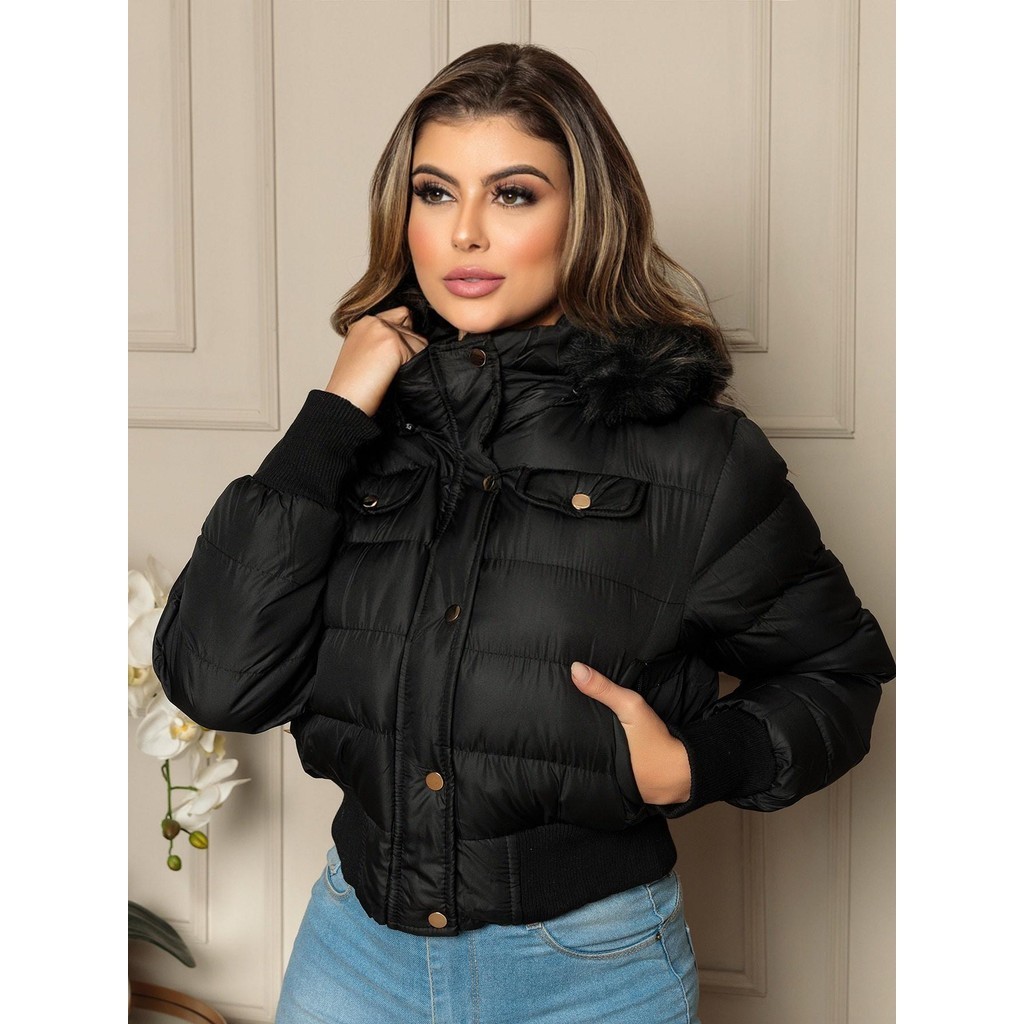 Jaqueta Puff Feminina Riachuelo Jaqueta Puffer Feminina Com