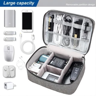 Organizador De Cabos Eletrônico De Viagem Eletrônica Portátil Saco De Armazenamento De Produtos Digitais Dados USB Fone De Ouvido Carregamento