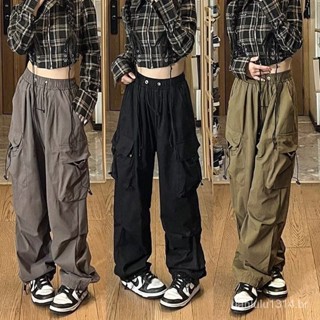 Calças Streetwear Casual Deportivos Coreanos Con Cintura