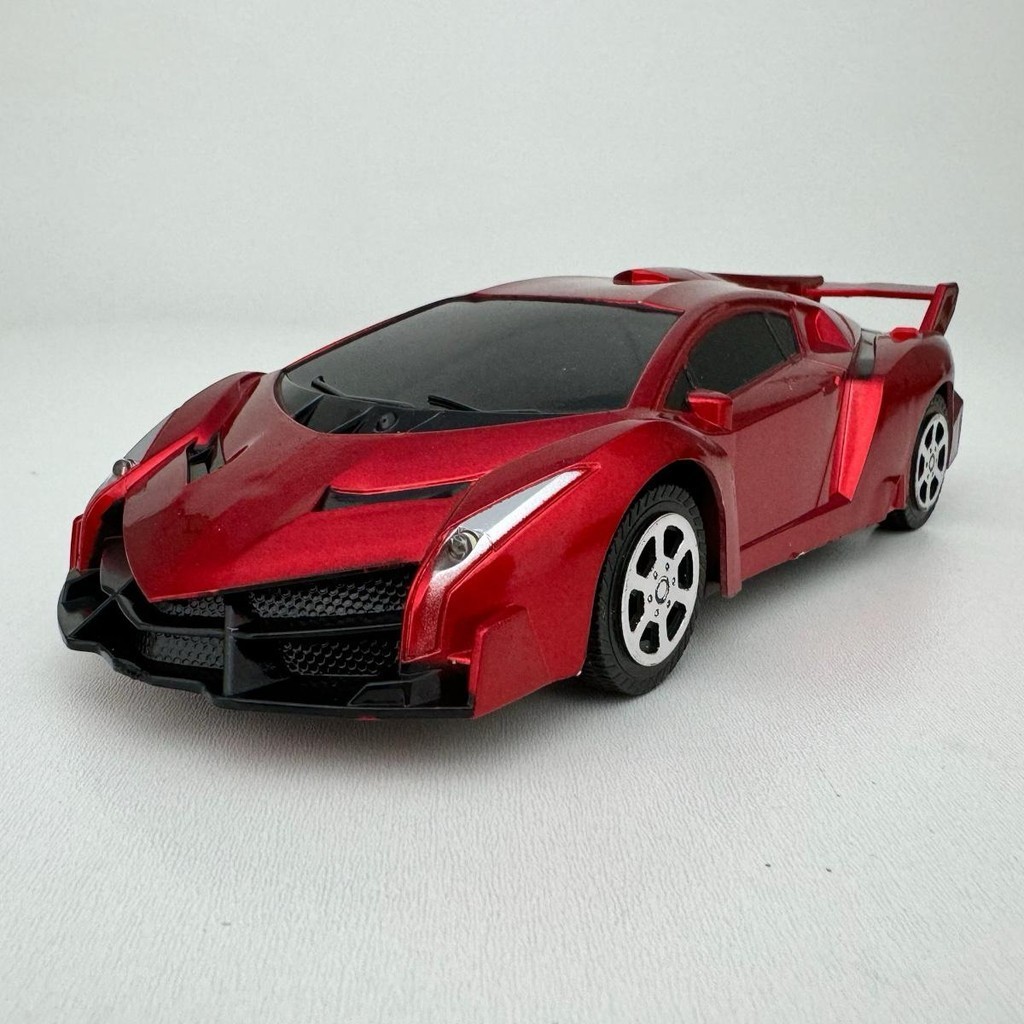 Carrinho Controle Remoto Possante Vermelho Metálico Menino