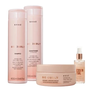 Braé Kit Oil Blend Go Curly Completo (4 Produtos)