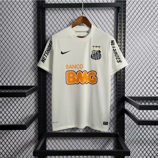 1111-12 Retro Santos FC I Branco NEYMAR JR Camisa De Futebol 2011 2012 .
