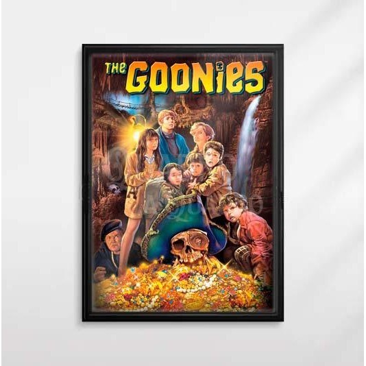 Quadro Os Goonies Richard Donner Filme Pôster Placa Decorativa