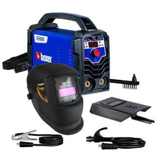 Kit Inversora de solda 200A FLAMA 201 BV + Máscara de solda automática