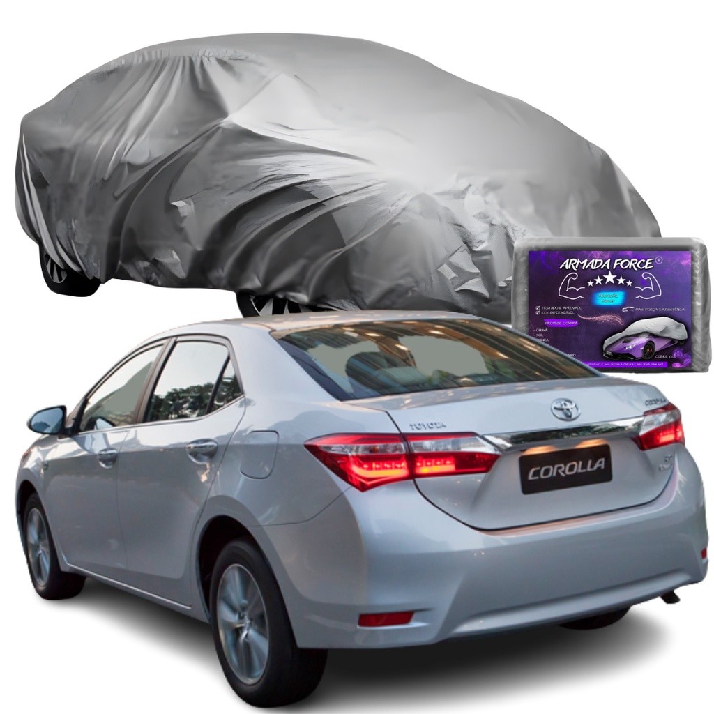 Capa Impermeável Carro Corolla 2015 a 2024 Forrada Anti-Uv | Shopee Brasil