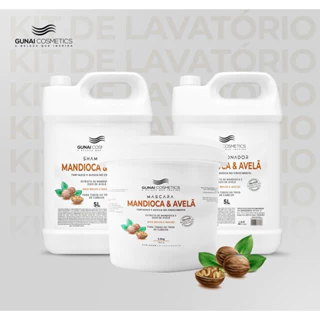 Kit Mandioca Shampoo, condicionador e mascara 3x
