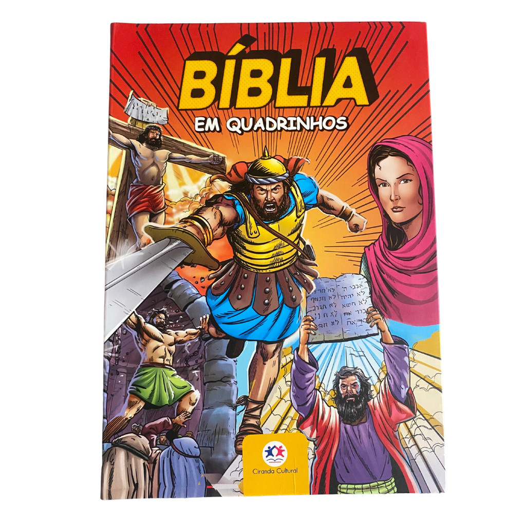 Bíblia em quadrinhos 656 páginas com Historias Bíblicas de Gênesis