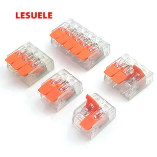 LESU Conectores De Cabos De Fio Rápido Tipo Ramo Transparente Bloco Terminal Divisor De Fiação Compacto