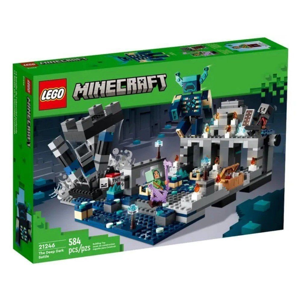 LEGO MINECRAFT 21246 A BATALHA ESCURA PROFUNDA | Shopee Brasil