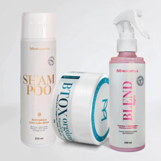 Kit Zero Frizz Plus (Shampoo antirresíduo + Botox + Blend Mágico) - Mio Capelli®