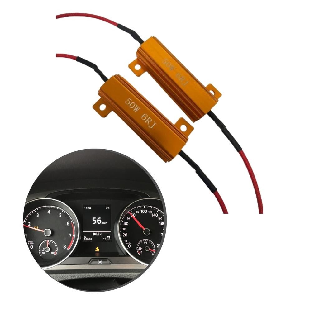Par Resistor 6RJ Lampada Led Pisca Seta 50w Canbus Canceler | Shopee Brasil