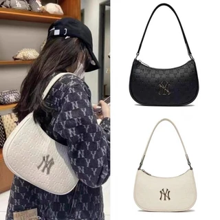 MLB Homens E Mulheres Casam Bolsas De Casal Para O Ombro De NY Couro casual retro floral