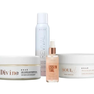 Braé Kit Mascara Divine Soul Color Oil Blend Intense Completo (4 Produtos)