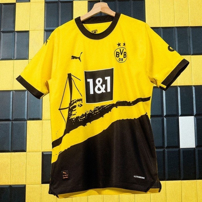 NOVA CAMISA DO BORUSSIA DORTMUND 2024 - CAMISETA TITULAR AMARELO E PRETO MASCULINA