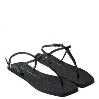 Rasteira Pop Translucida Preto Glitter 3020.37_7