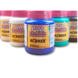 Tinta Pva Fosca Acrilex 250 Ml Artesanato