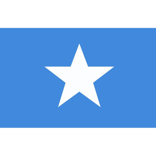 BANDIERA DELLA SOMALIA. QUALITÀ RASO 90D. DIMENSIONI GRANDE 150X90