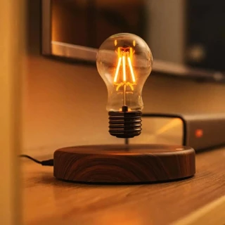 Lâmpada Noturna De Levitação Magnética Criatividade Flutuante De Vidro LED Home Office Decoração Mesa De Aniversário Novidade