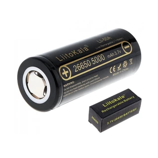 Bateria Pilha Liitokala 26650 Litio 5000 Mah 3,7 V Original
