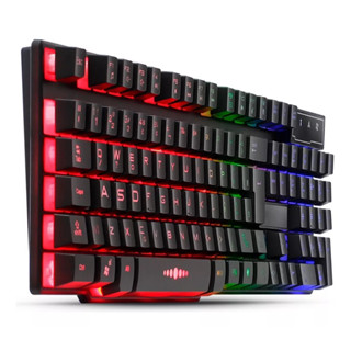 Teclado Gamer Mecânico BRX MW617, RGB, USB, Switch Red, ABNT