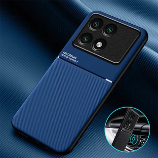 Para A Capa Poco X6 Pro 5G Magnética Carro À Prova De Choque O Poko Little X6pro X 6 X6pro Traseira Em Couro