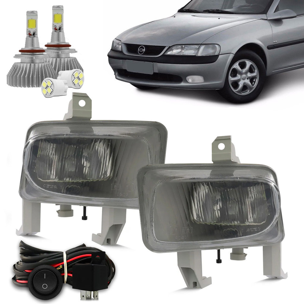 Kit Farol De Milha Neblina Auxiliar Chevrolet Vectra