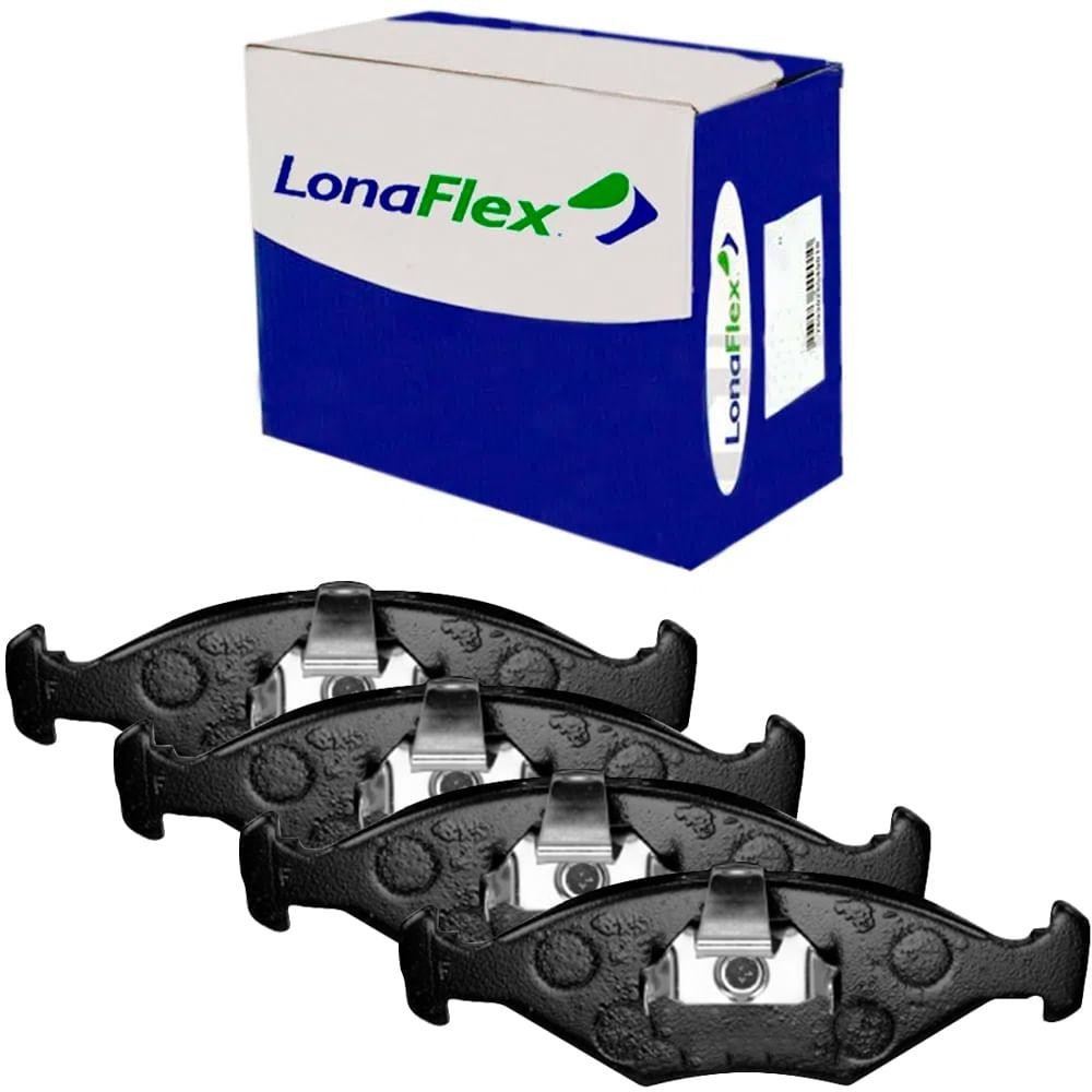Kit Pastilha Freio Palio Siena 96 A 2017 Lonaflex P60