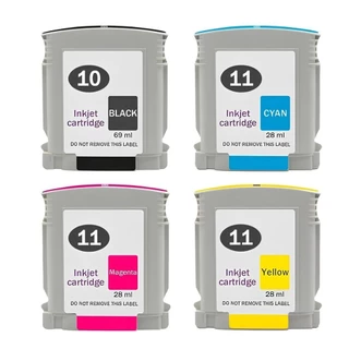 Kit Cartucho Para HP 10 e 11 compatível