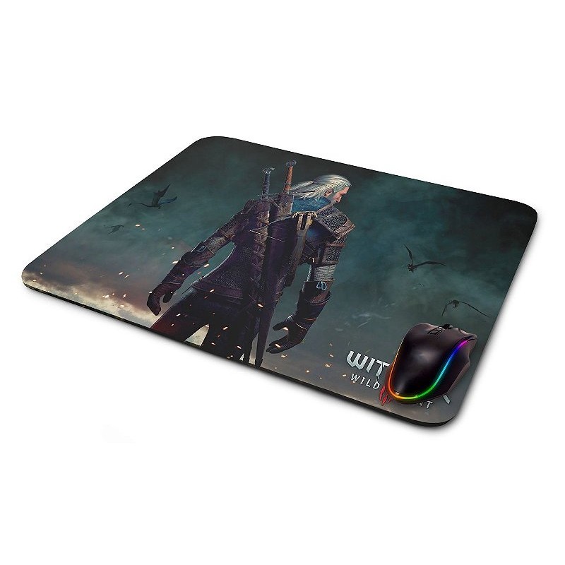 Mouse pad Gamer The Witcher Gerald II | Shopee Brasil