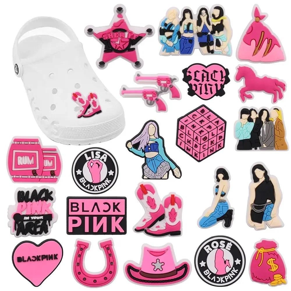 Blackpink Crocs Desenho Jibbitz Jennie Jibits Charme Kpop Jisoo Crocks  Sapatos | Shopee Brasil