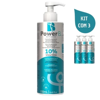 Kit 3 Locao Hidratante Corporal Pele Seca 10 Ureia Power B