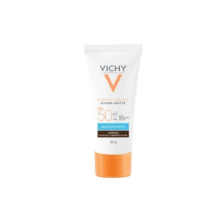 Vichy Capital Soleil Hydra-Matte Protetor Solar Facial FPS 50 Cor 6.0 30g em Oferta na Shopee