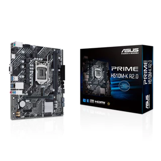 Placa Mãe Asus Prime para Intel LGA 1200 H510M-K R2.0 2xDDR4 mATX