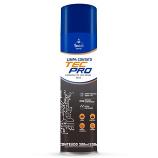 Limpa contato elétrico spray 300 ml Tec Pro - Tecbril